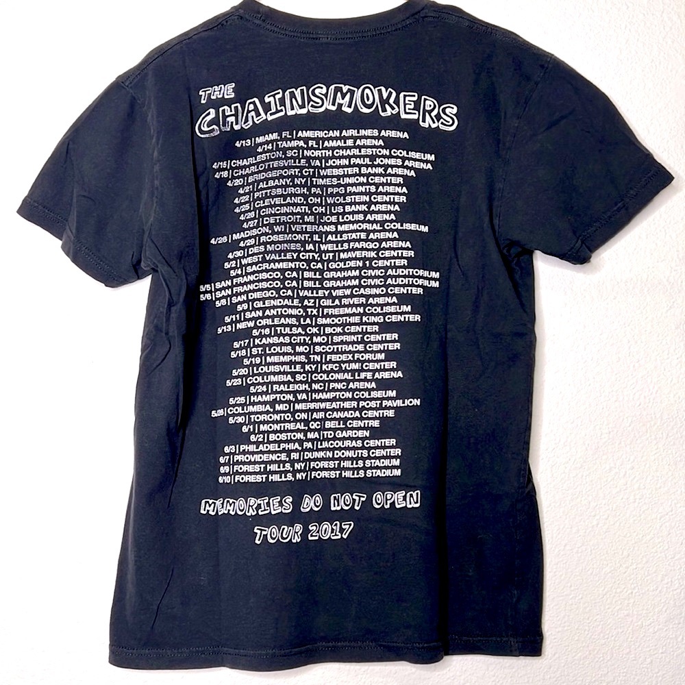 The Chainsmokers tour shirt